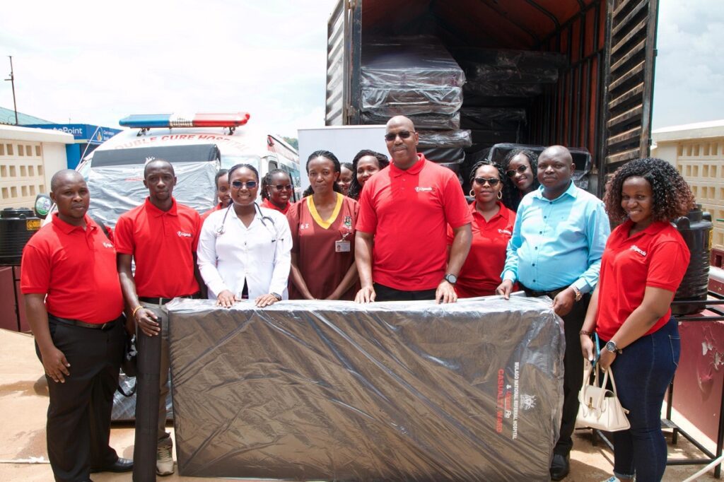 Uganda Re Donates Mattresses to Mulago Hospital to Support Overwhelmed Casualty Ward